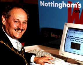 The Sheriff of Nottingham today.  He looks awfully good for having been around so long! (Just kidding.)